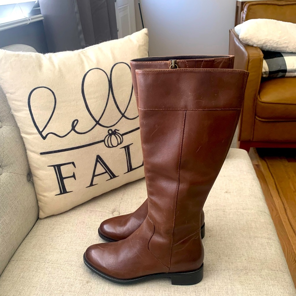 Cole Haan Knee High Leather Riding Boots ❤️‍🔥